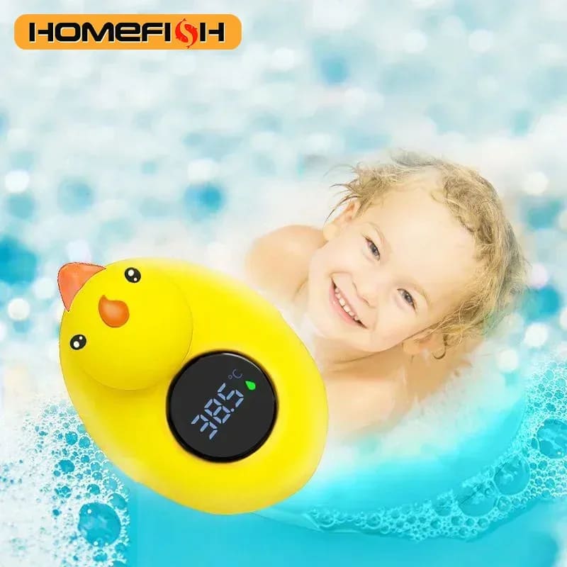 Termômetro de Banho Bebê Patinho Amarelo Flutuante - TinySteps: Temperatura Segura e Divertida — imagem 1