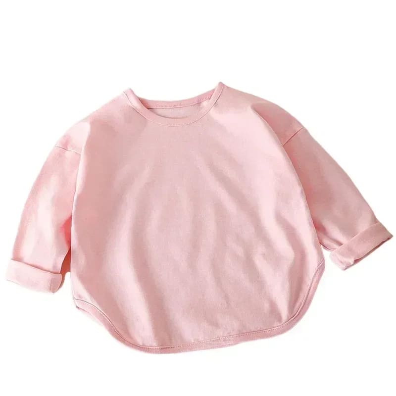 Camiseta Infantil TinySteps de Algodão Puro Manga Longa | Conforto e Estilo para Bebês e Crianças 4