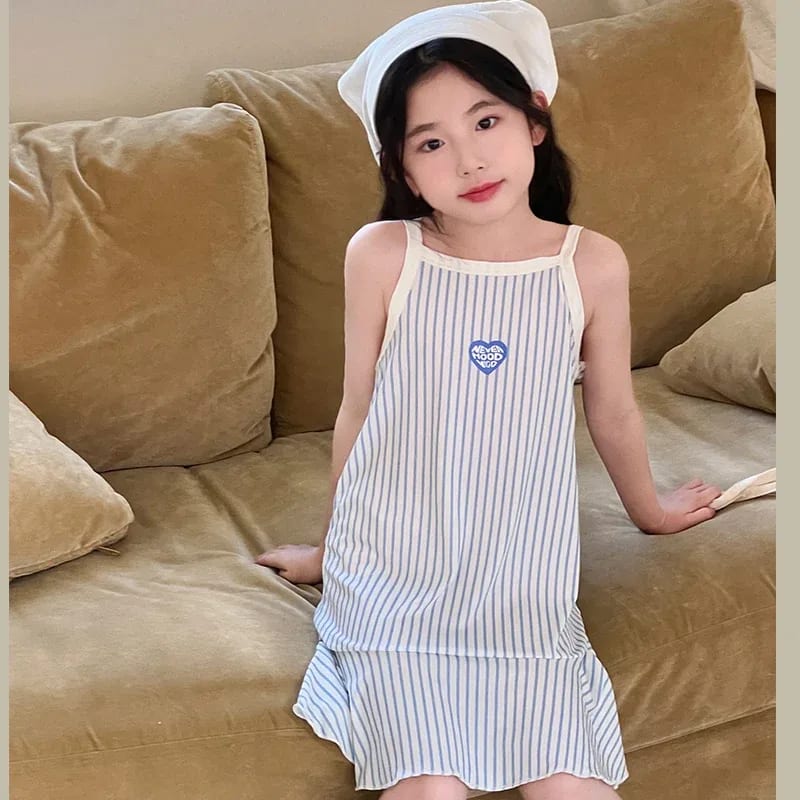 Vestido Infantil TinySteps de Verão em Algodão com Estampas Fofas para Meninas | Leve e Confortável para Brincar 7