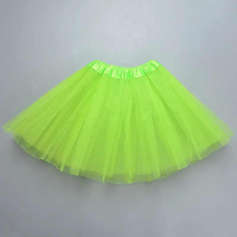 Saia Tutu Princesa TinySteps 3 Camadas para Meninas - Encanto e Dança do Dia a Dia à Festa Infantil 8