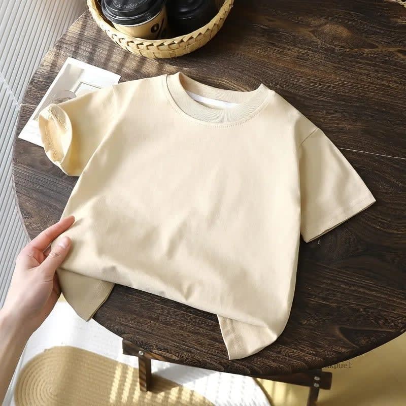 Camiseta Infantil Algodão TinySteps: Conforto Leve para Bebês e Meninos no Verão 4