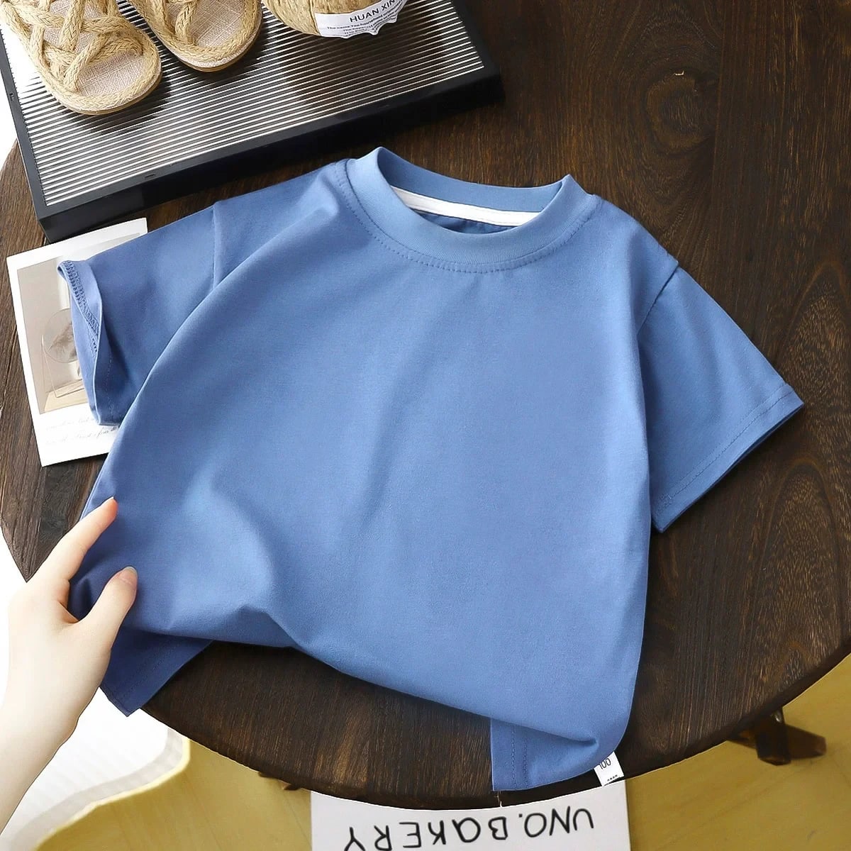 Camiseta Infantil Algodão TinySteps: Conforto Leve para Bebês e Meninos no Verão 10