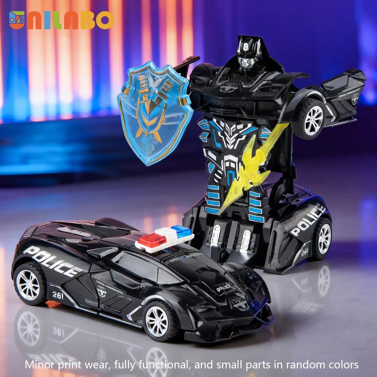 Carro Robô Transformável TinySteps: Brinquedo Educacional 2 em 1 Sem Baterias para Crianças 17