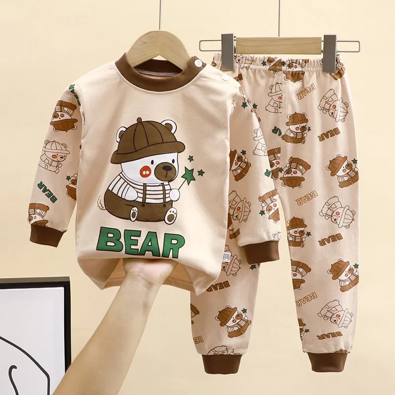 Pijama Infantil Estampado Unissex TinySteps: Conforto e Diversão para Sonhos de 0 a 8 Anos — imagem 1