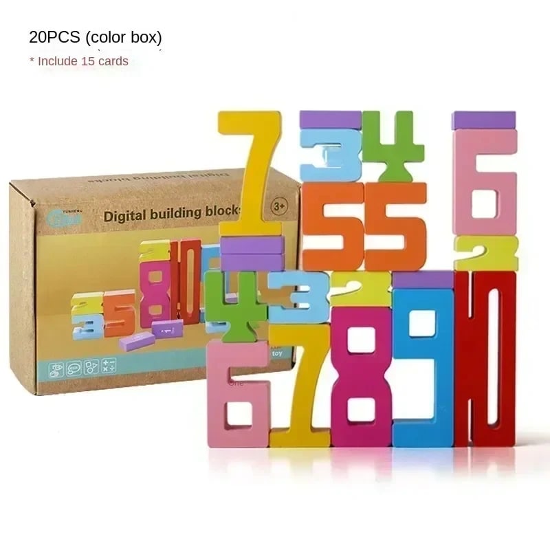 Blocos de Equilíbrio TinySteps: Quebra-Cabeça 3D Educativo de Madeira para Desenvolvimento Infantil 9