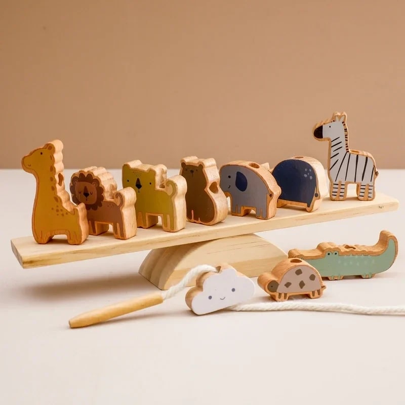 Brinquedo de Equilíbrio Montessori Estrelas e Luas em Madeira TinySteps – Estimula o Desenvolvimento Infantil 3