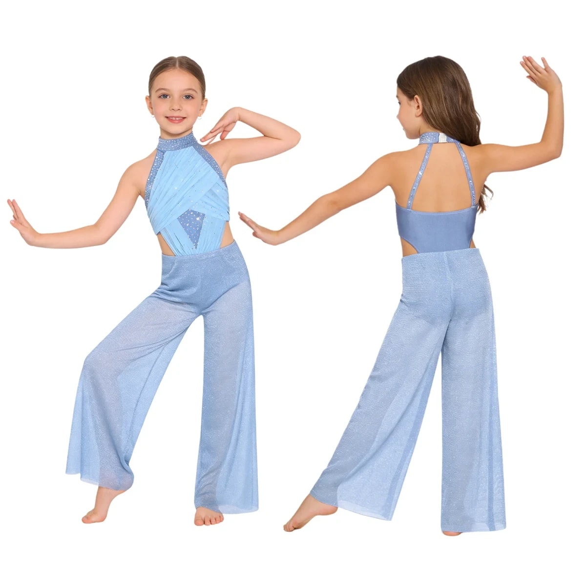 Macacão de Dança TinySteps Infantil Brilhante para Jazz e Lírica: Conforto e Estilo para Pequenas Bailarinas 7