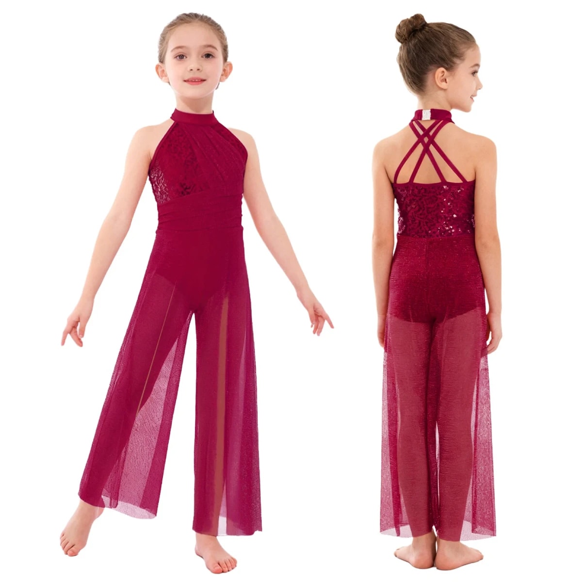 Macacão de Dança TinySteps Infantil Brilhante para Jazz e Lírica: Conforto e Estilo para Pequenas Bailarinas 14