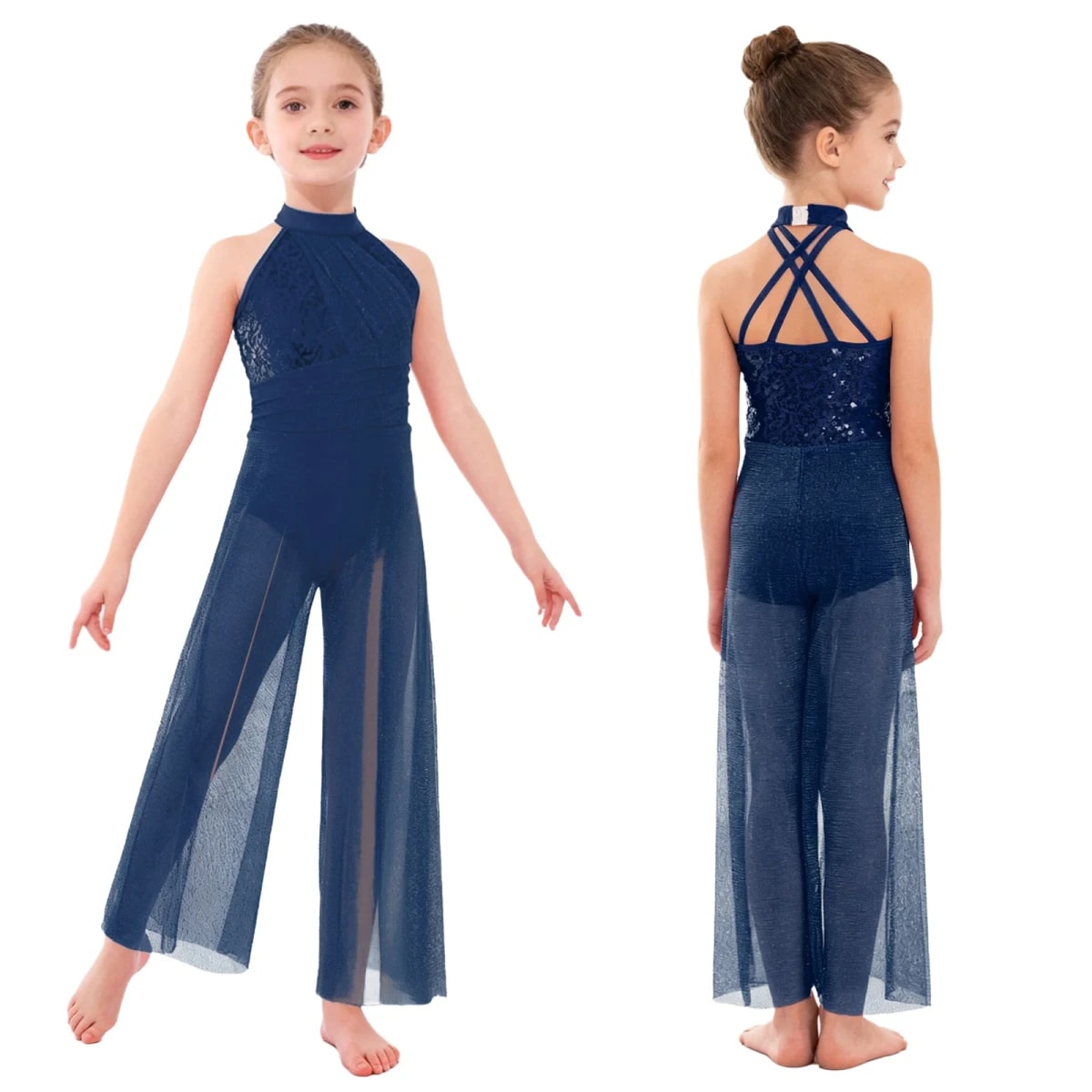 Macacão de Dança TinySteps Infantil Brilhante para Jazz e Lírica: Conforto e Estilo para Pequenas Bailarinas 15