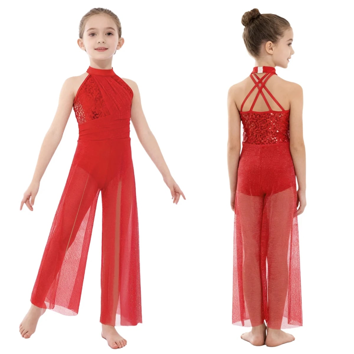 Macacão de Dança TinySteps Infantil Brilhante para Jazz e Lírica: Conforto e Estilo para Pequenas Bailarinas 21