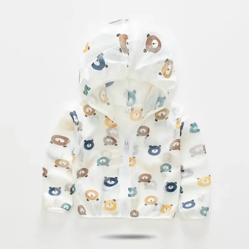 Jaqueta Infantil TinySteps: Proteção Solar UV Leve e Confortável para Meninos e Meninas 2