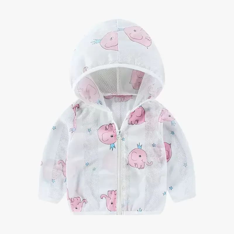 Jaqueta Infantil TinySteps: Proteção Solar UV Leve e Confortável para Meninos e Meninas 6