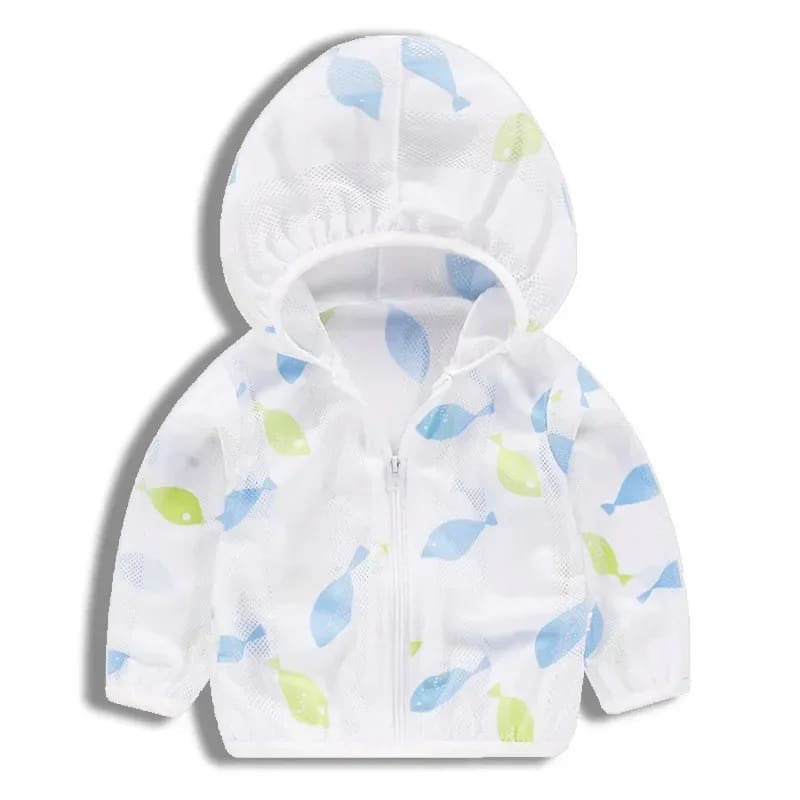 Jaqueta Infantil TinySteps: Proteção Solar UV Leve e Confortável para Meninos e Meninas 5