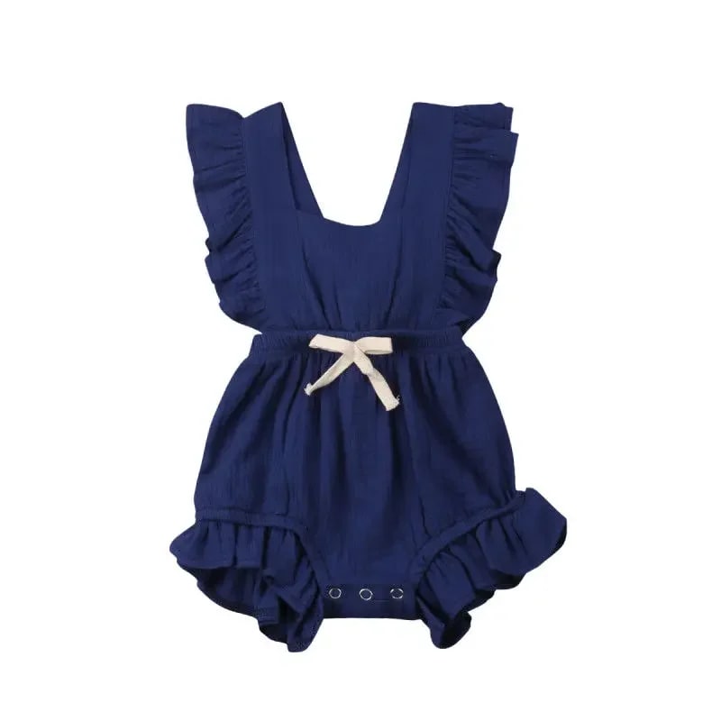 Body Bebê Menina TinySteps Verão com Babado - Conforto e Estilo para Dias de Sol 9