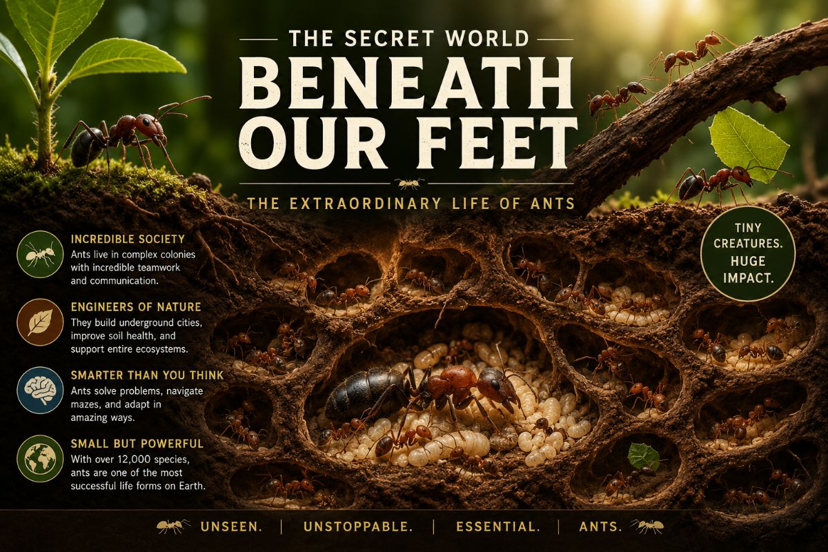 The Secret World Beneath Our Feet: The Extraordinary Life of Ants