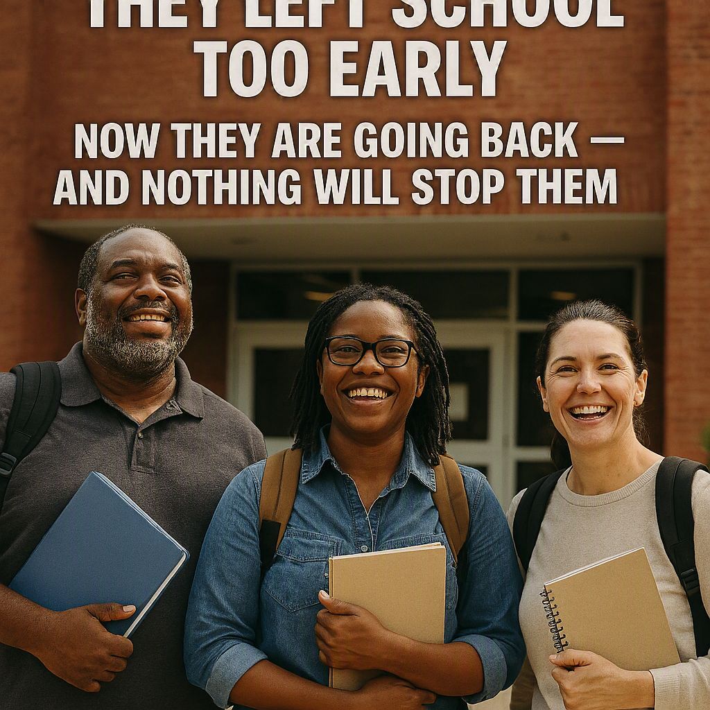 They Left School Too Early. Now They Are Going Back — and Nothing Will Stop Them.