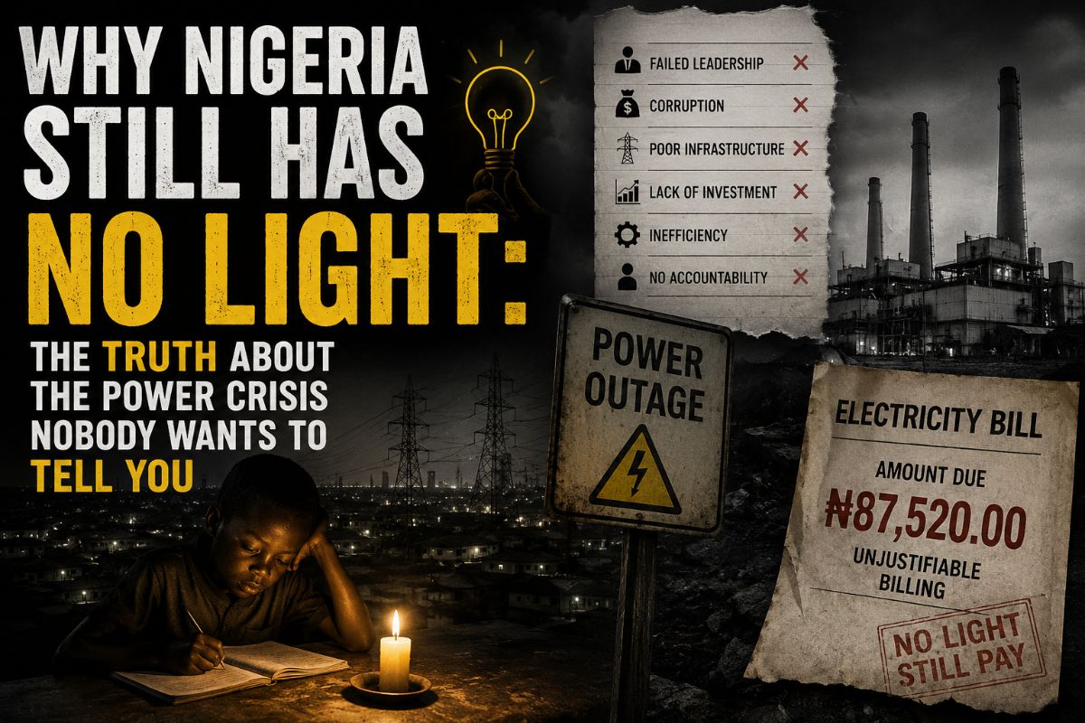 Why Nigeria Still Has No Light: The Truth About the Power Crisis Nobody Wants to Tell You