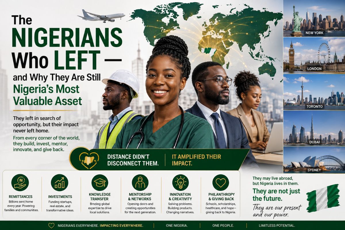 The Nigerians Who Left — and Why They Are Still Nigeria's Most Valuable Asset