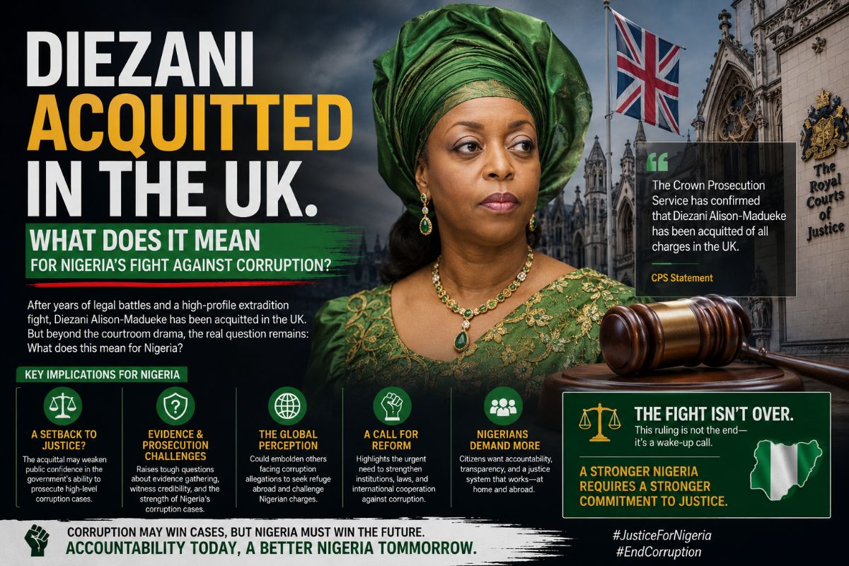 Diezani Acquitted in the UK. What Does It Mean for Nigeria's Fight Against Corruption?