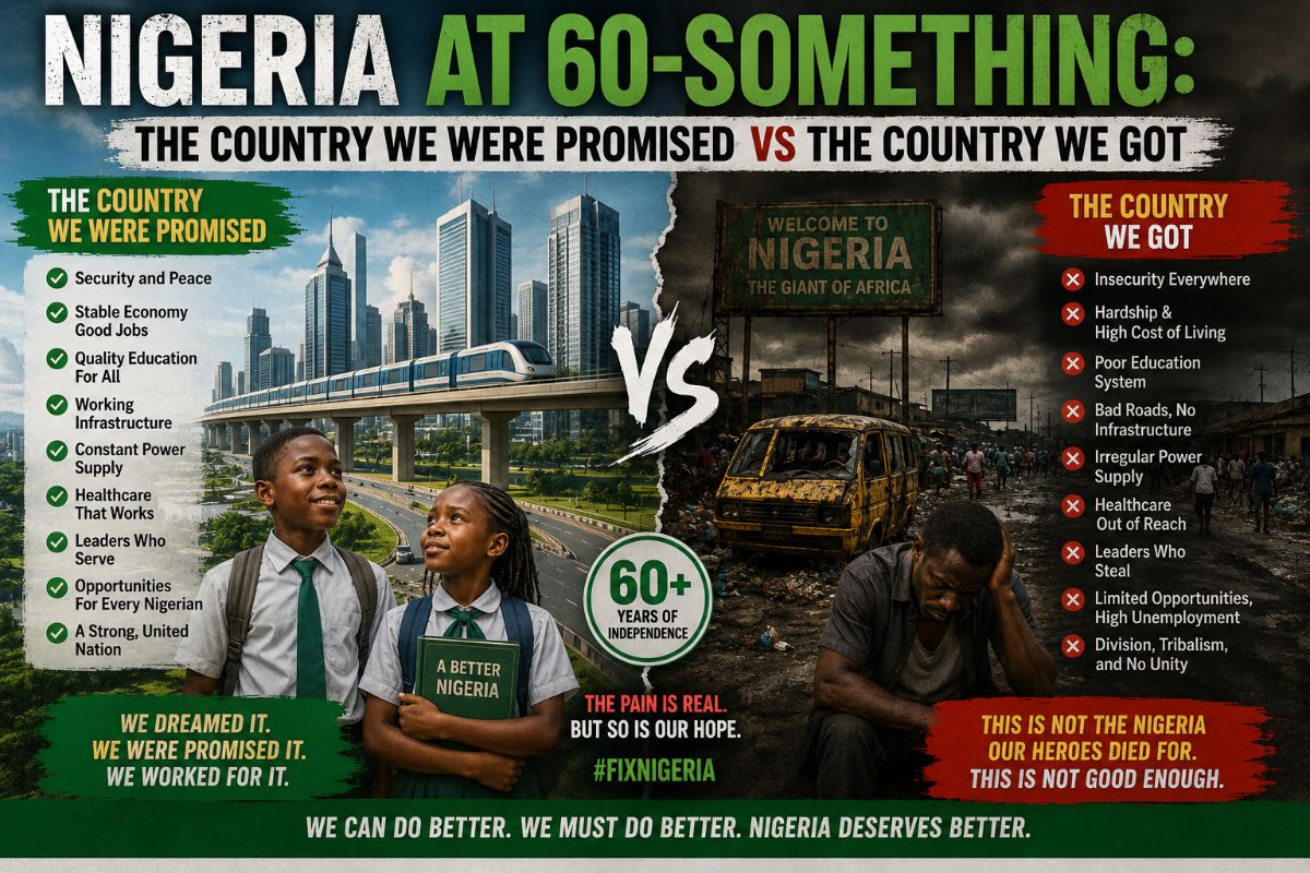 Nigeria at 60-Something: The Country We Were Promised vs The Country We Got