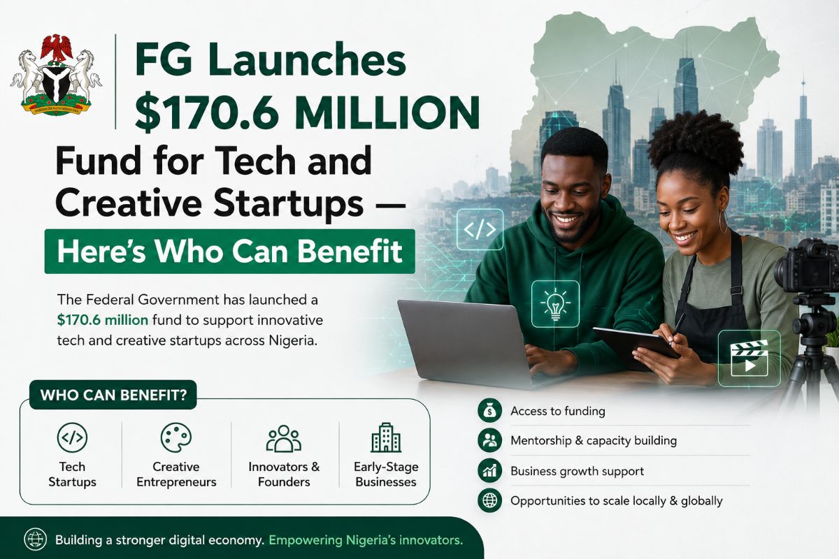 FG Launches $170.6 Million Fund for Tech and Creative Startups — Here's Who Can Benefit