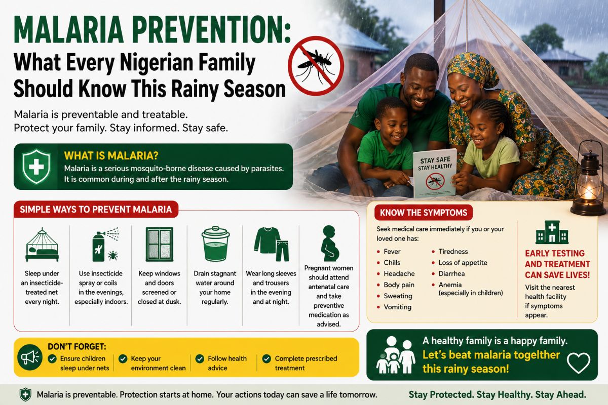 Malaria Prevention: What Every Nigerian Family Should Know This Rainy Season