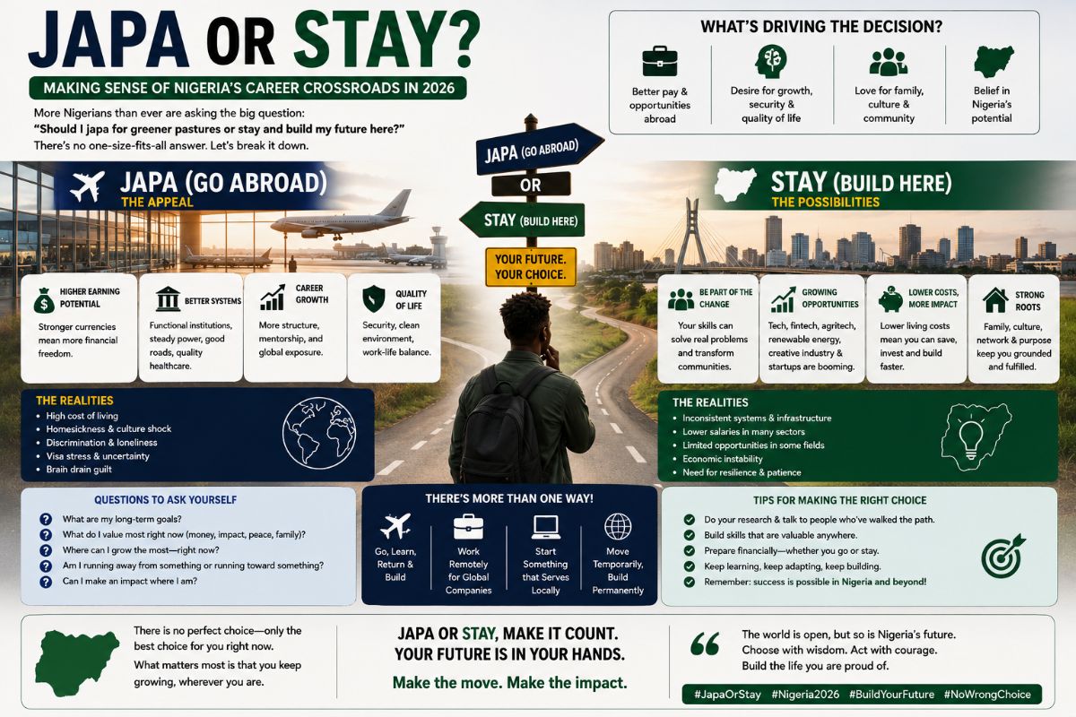 Japa or Stay? Making Sense of Nigeria's Career Crossroads in 2026