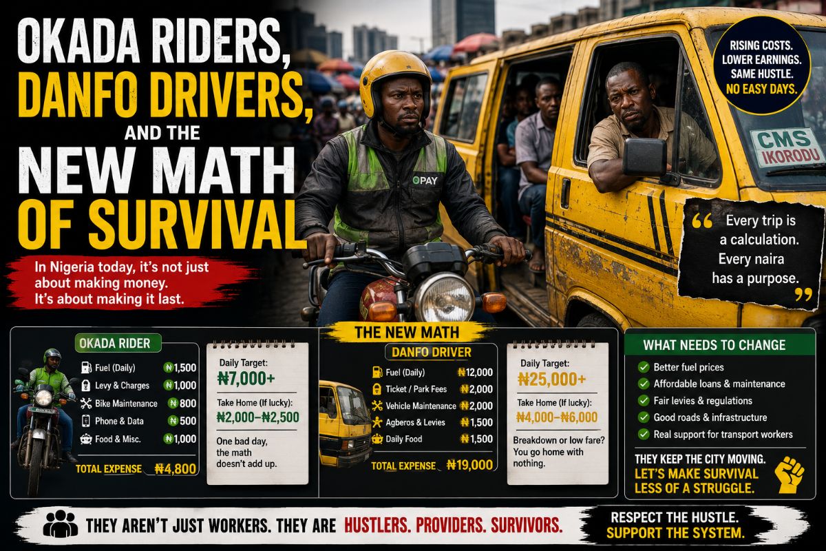Okada Riders, Danfo Drivers, and the New Math of Survival