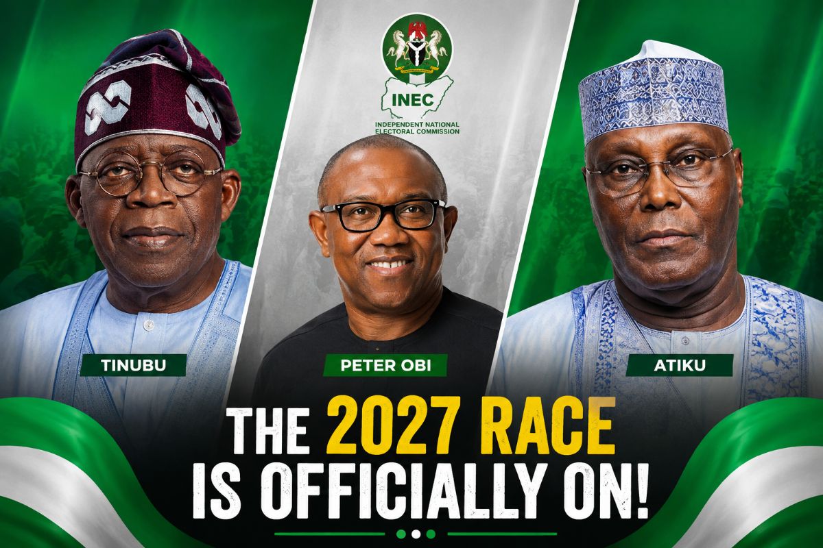 2027 Is Here: Tinubu, Obi, Atiku and the Race That Will Define Nigeria's Future
