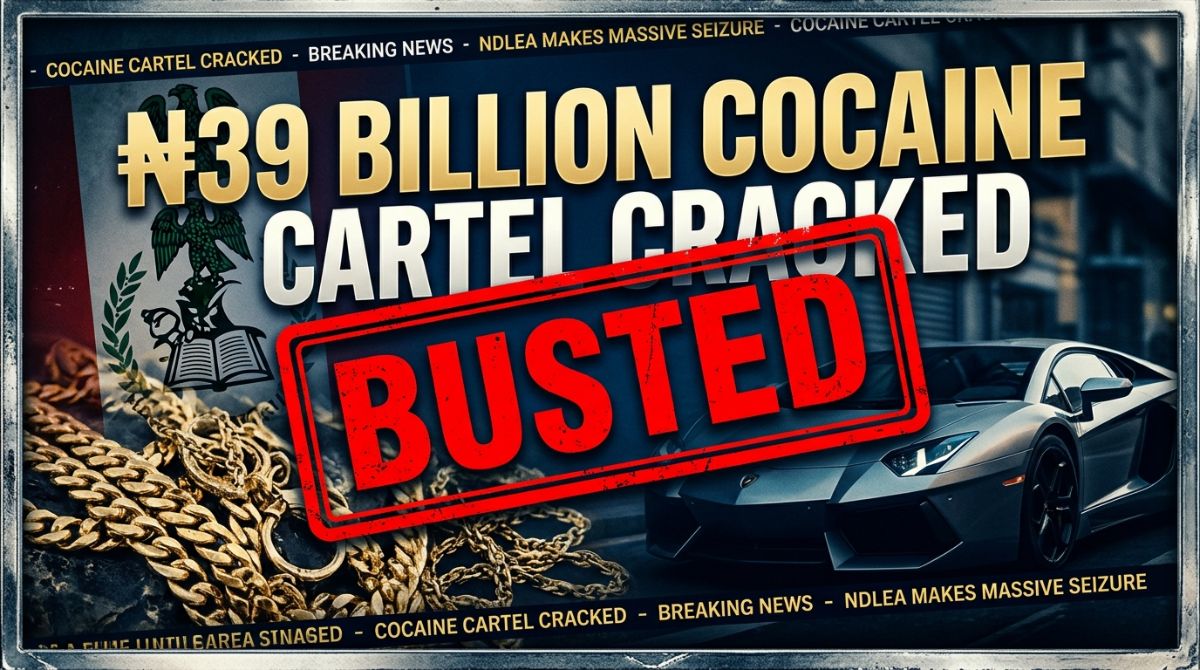 KC Luxury Arrested: NDLEA Busts ₦39 Billion Cocaine Cartel at Lagos Airport