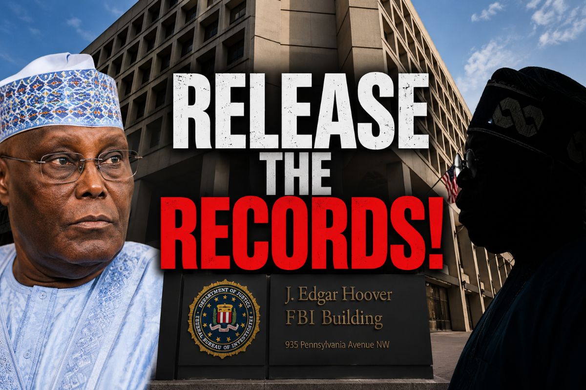 Atiku Challenges FBI: "Release Tinubu's Records — Don't Hide Truth From Nigerians"