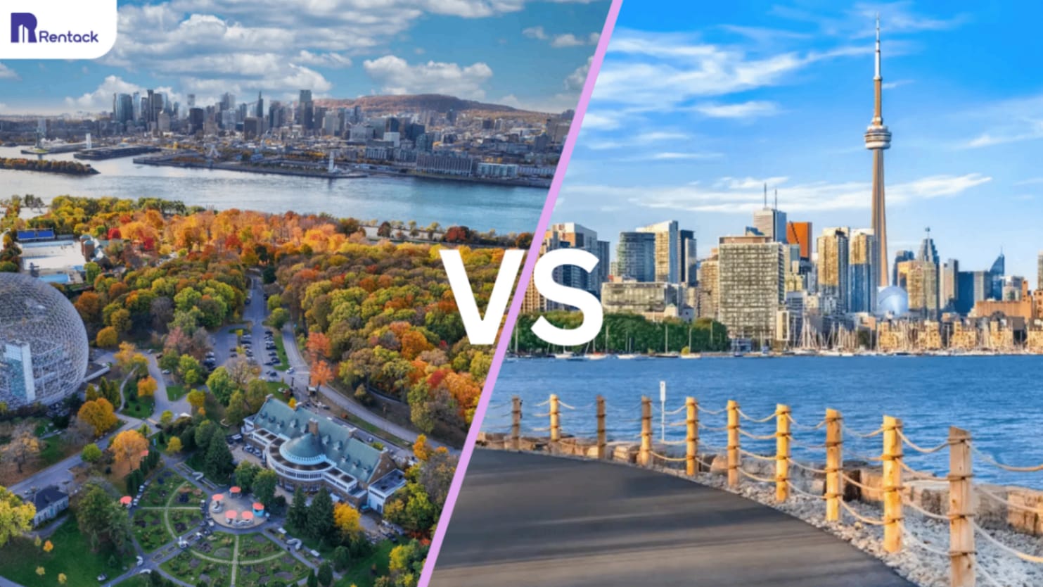 Que peut-on louer pour moins de 2 000 $ à Montréal vs Toronto?