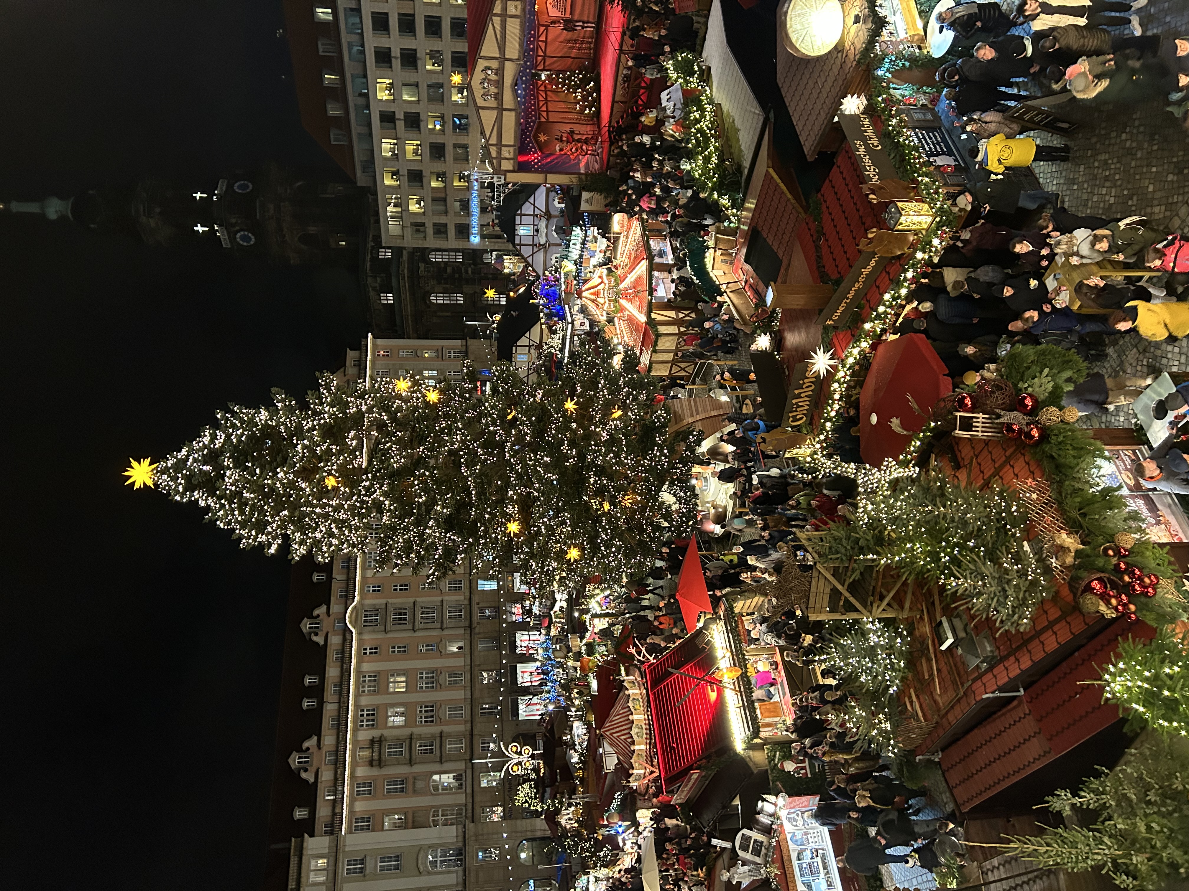 Dresden Christmas Market lights