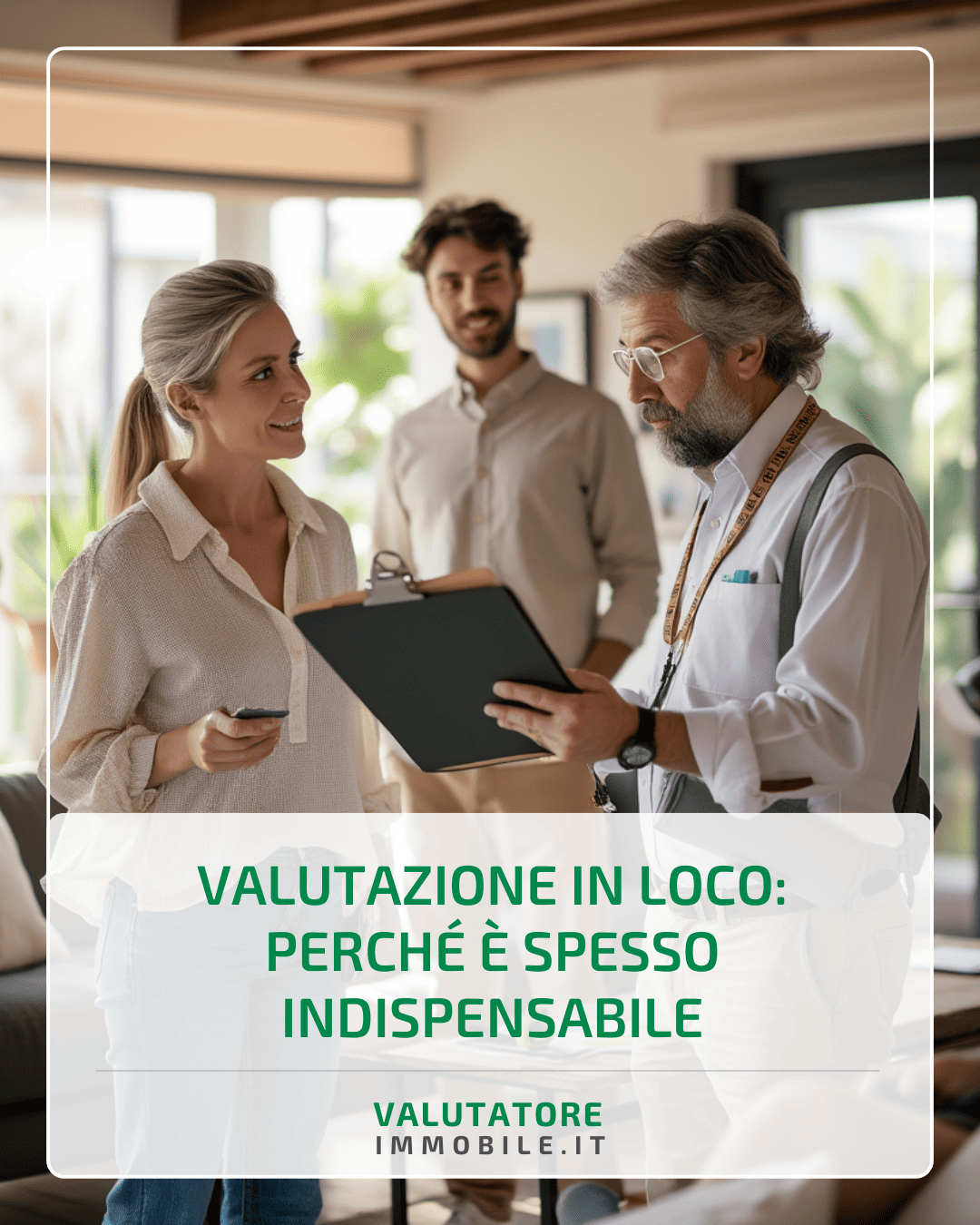 Valutazione in loco: perché è spesso indispensabile