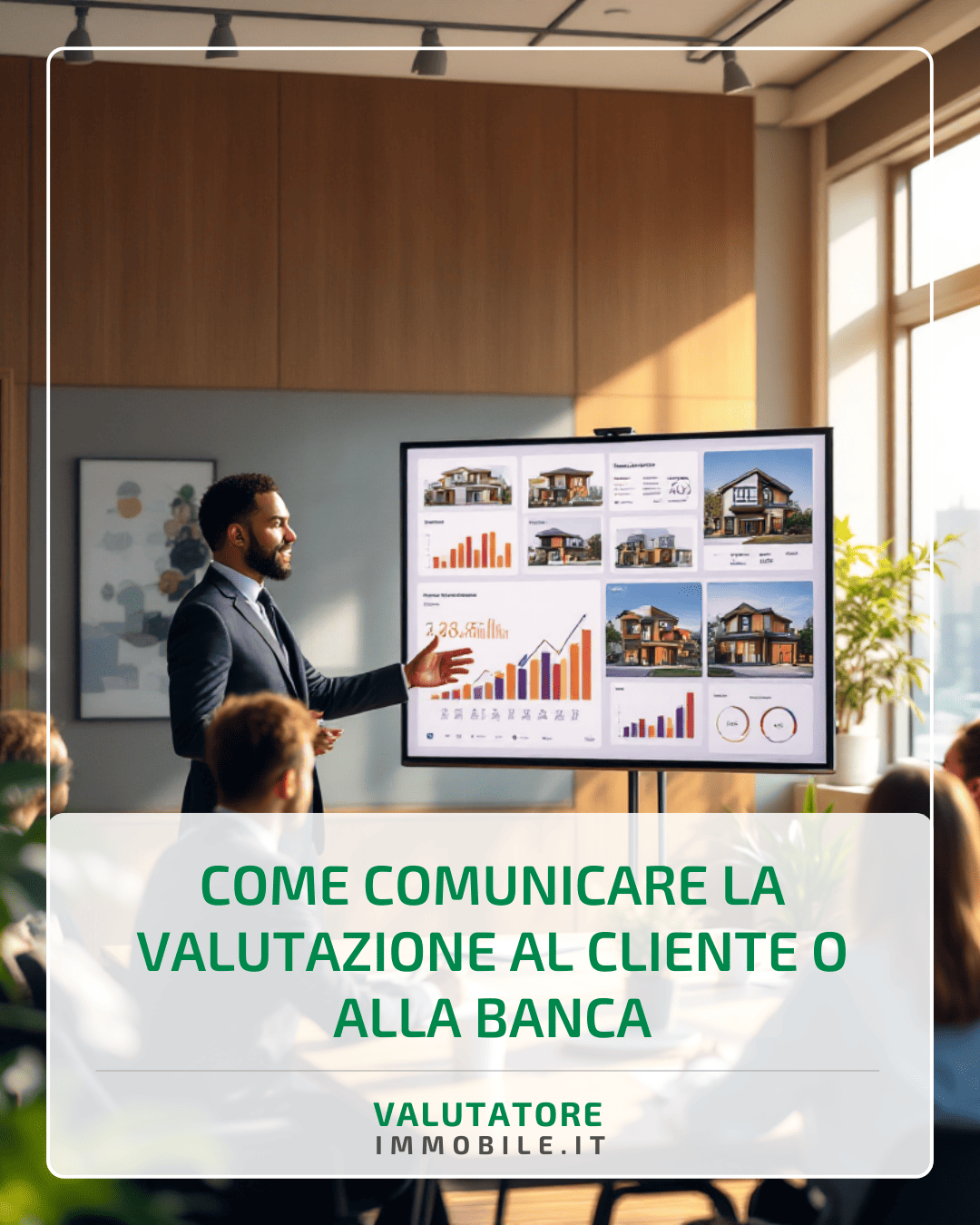 Come comunicare la valutazione al cliente o alla banca