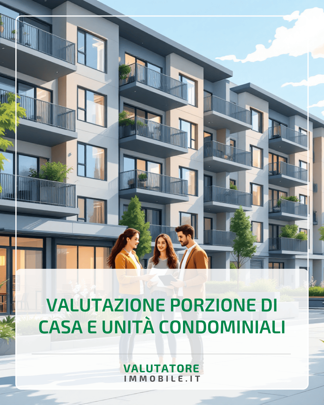 Valutazione porzione di casa e unità condominiali