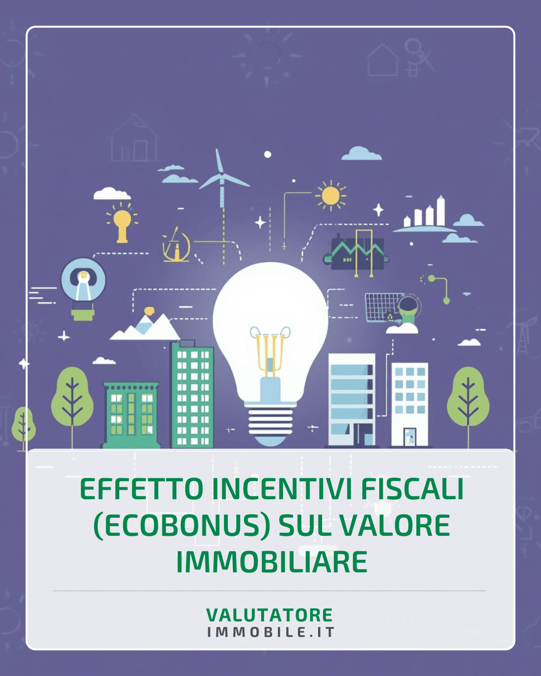Effetto incentivi fiscali (ecobonus) sul valore immobiliare