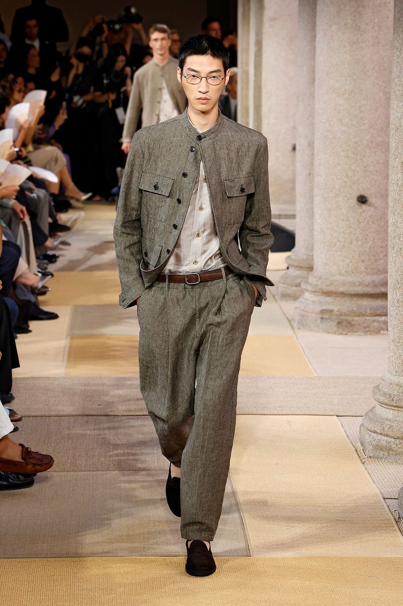 Giorgio Armani SS27 Men Looks Report