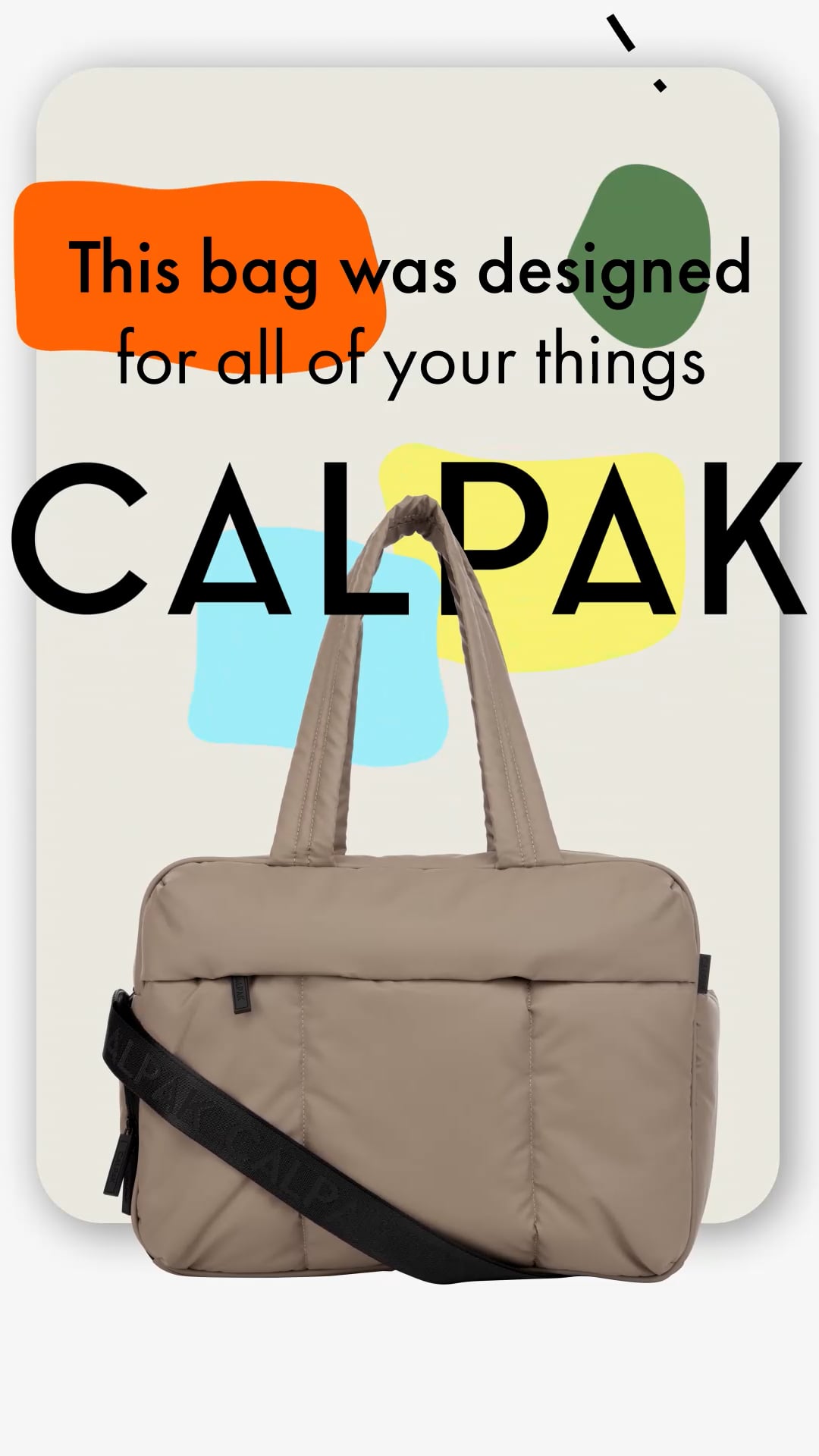 Calpak – Video Promozionale per Social Media: Borsa Funzionale e di Design