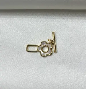 Férmoir motif plaque Or