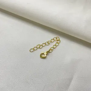 Chaîne extension plaque Or