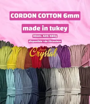 Cordon Turquie 6mm