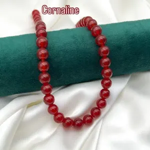 Cornaline 6,8 et 10Mm