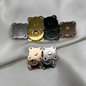 Bouton magnétique de sac Doré et Argent