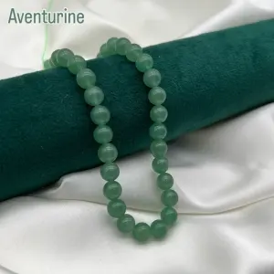 Aventurine 6,8,10Mm [vert-blue-orange]