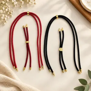 Bracelet en corde tressée en nylon semi-fini pour bijoux DIY