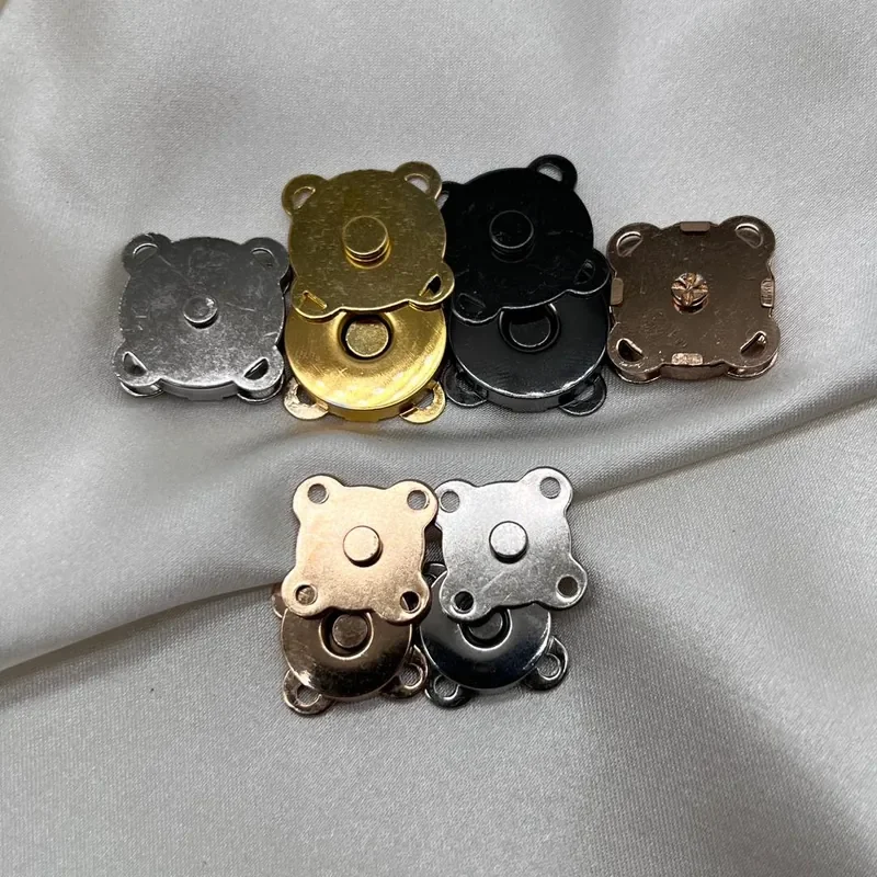 Bouton magnétique de sac Doré et Argent