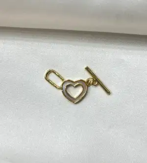 Férmoir motif plaque Or