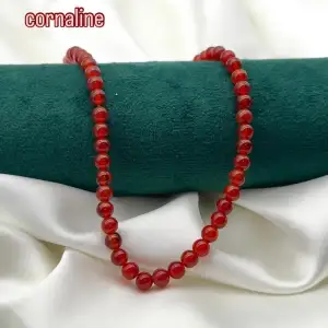 Cornaline 6,8 et 10Mm