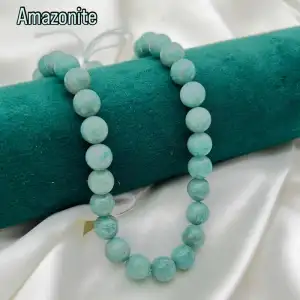 Amazonite pierre round 6,8 et 10mm 